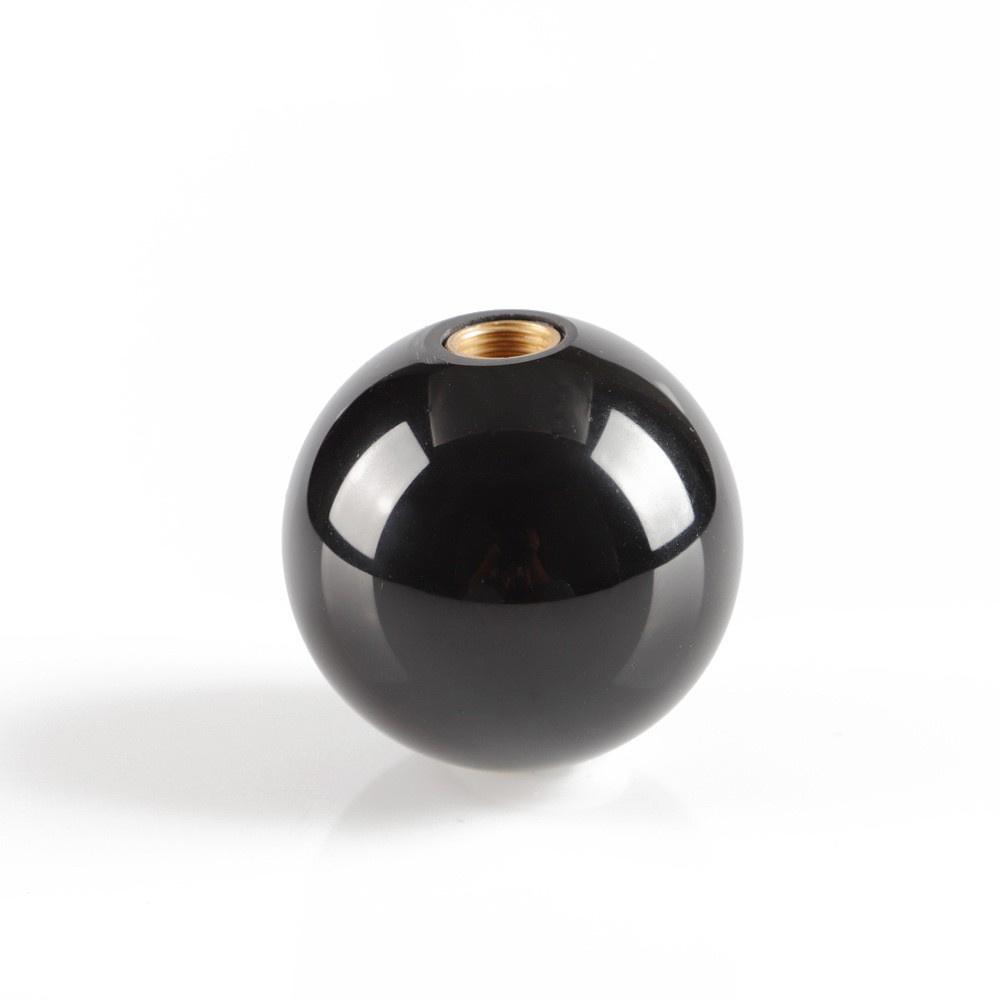 No.8 Billiard Ball Round Universal Custom Gear Shifter Shift Knob W/ 3 Adapters