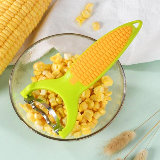1/2/3/4Pcs Corn Peeler Stainless Steel Corn Grain Remover Ergonomic Handle Corn Cob Separator Efficient Corn Husker Separator Corn Shucker Tool
