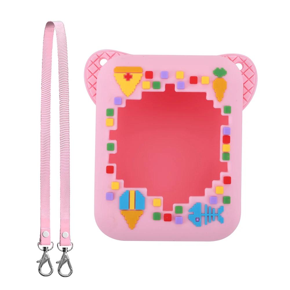 Силиконовый дорожный чехол для переноски, ударопрочный защитный держатель для хранения, 3D-печать еды для Bitzee Digital Pet интерактивная виртуальная игрушка