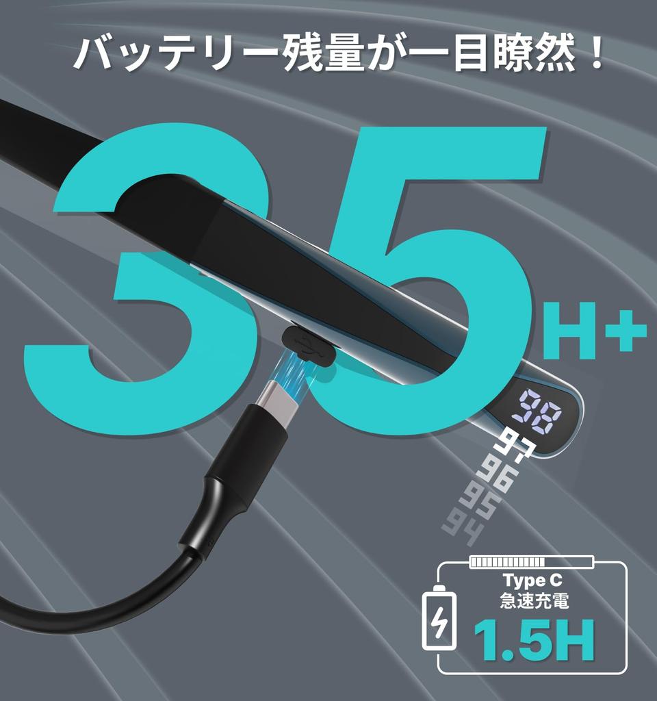 Hmusic Беспроводные Bluetooth-наушники-гарнитура с монитором и светодиодным индикатором уровня заряда батареи, микрофон с ИИ-шумоподавлением, глубокий физический звук 10 мм, быстрая зарядка, IPX5, магнитные амбушюры остаются на месте во время