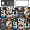 Чехол для iPhone 17 16 15 Xiaomi Poco Redmi Note 14 13 12 11 Pro Max 9 16e Samsung Galaxy S25 S24 S23 OPPO Huawei Мультяшный Детектив Конан Чехол для телефона
