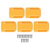 5 Set Battery Holder 20V 60V Battery Mount Dock Holder Set Suitable for DCB200 DCB201 DCB203 DCB204 DCB206 Battery