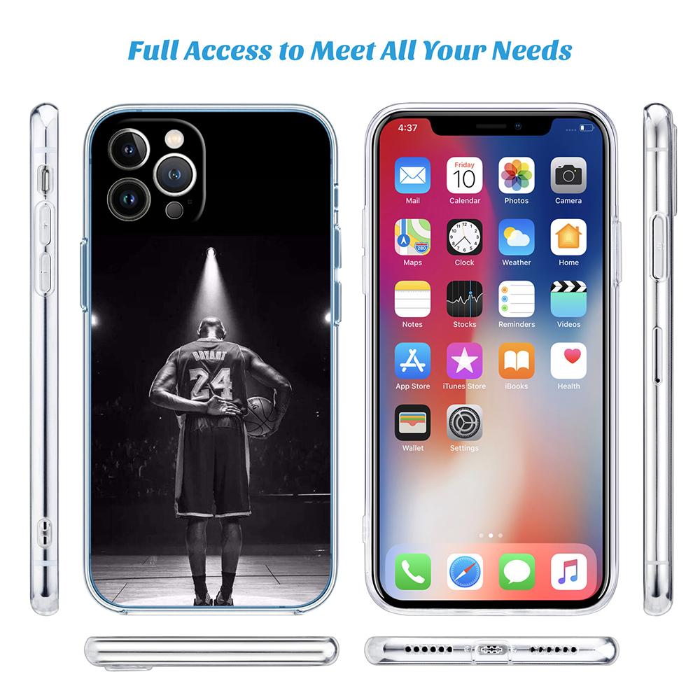 Прозрачный чехол для телефона K-Kobes Basketball Star для Samsung Galaxy A04 A04S A14 A23 A34 A54 M23 M33 M52 M53