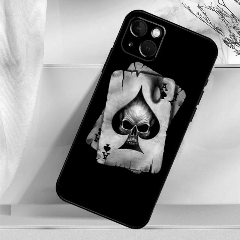 Poker Playing Card Phone Case For iPhone 16 15 14 13 12 11 Pro Max Mini X XR XS Max 7 8 Plus Back Cover