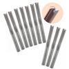 10pcs/ Set 1/8 Shank 2 Flutes Straight Slot Carbide End Mill CNC Router Bit Lot