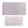 1PCS Mnemonic Template Steel Plate Engraving Tool 304 Stainless Steel For Stamping Mnemonics And Engraving Templates