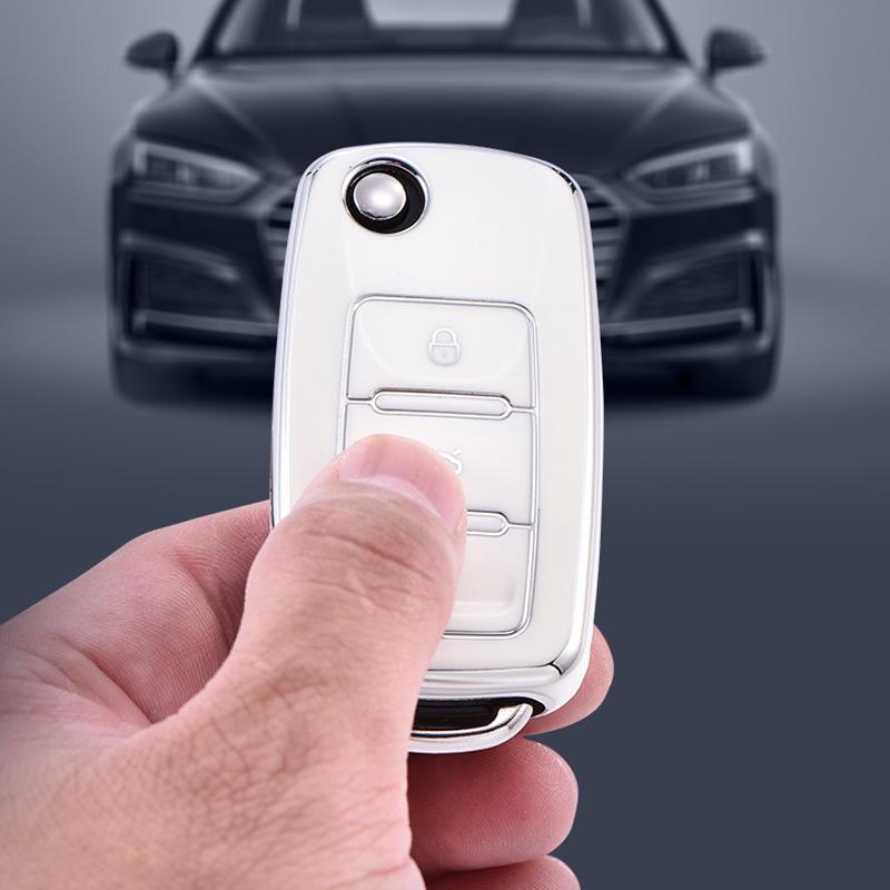 Подходит для ключа Volkswagen: Новый Bora, Sagitar, Polo, Tiguan, Tanyue, Lingdu, Lavida, Tange, Jialv Чехол для ключа