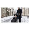 NANIA - Poussette canne compacte - Lexy - Pack complet (protège-jambes + habillage pluie) - 4 roues - Noir