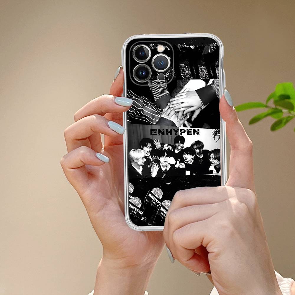 Корея E-Enhypenes Поющий Для IPhone 17 Air 16 Pro Max 15 14 13 12 11 Plus Чехол для телефона