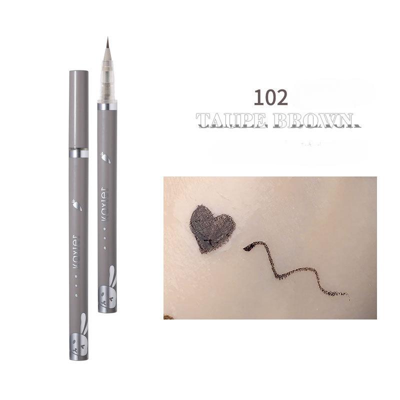 Тонкая и удобная в рисовании жидкая подводка для глаз. Ультратонкий, долговечный и не легко размазывается. Макияж для тонких кончиков.