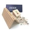 Wooden Shogi Set Go Labo Original P Made with Shin Katsura 4 Folded Shogi Board and the Most Popular Wooden Quality Pressed Shogi Pieces Netsuke, No.