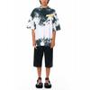 WE11DONE T-Shirts Unisex White Crew Neck Moderate Straight Fit WD-TT1-22-624-U-BK
