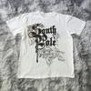 Unisex Summer Classic Y2K Gothic Style T-shirt Print Oversized T Shirt High Street Shirts Round Neck Cotton Tops Mens Women T Shirt Tee