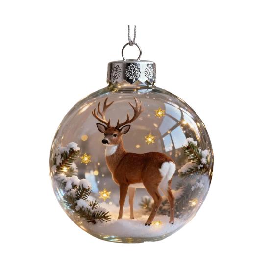 Птицы 2D Акриловые Рождественские Украшения Декоративные Фигурки Диких Животных Морская Тематика Тематический Декор Подарок для Любителей Природы Праздничные Украшения