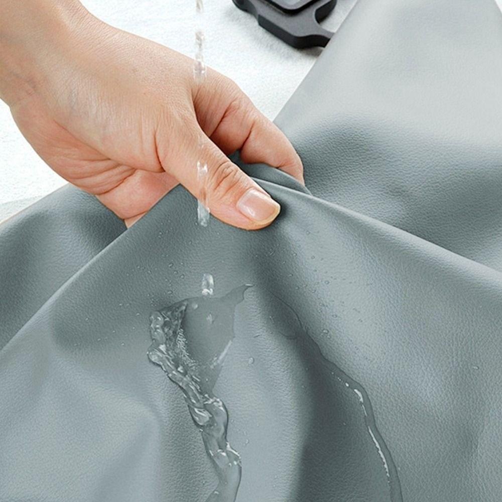 Stretchable Stretch PU Cover Non-slip Faux Leather Cover Non-Slip Armrest Towel Living Room Use