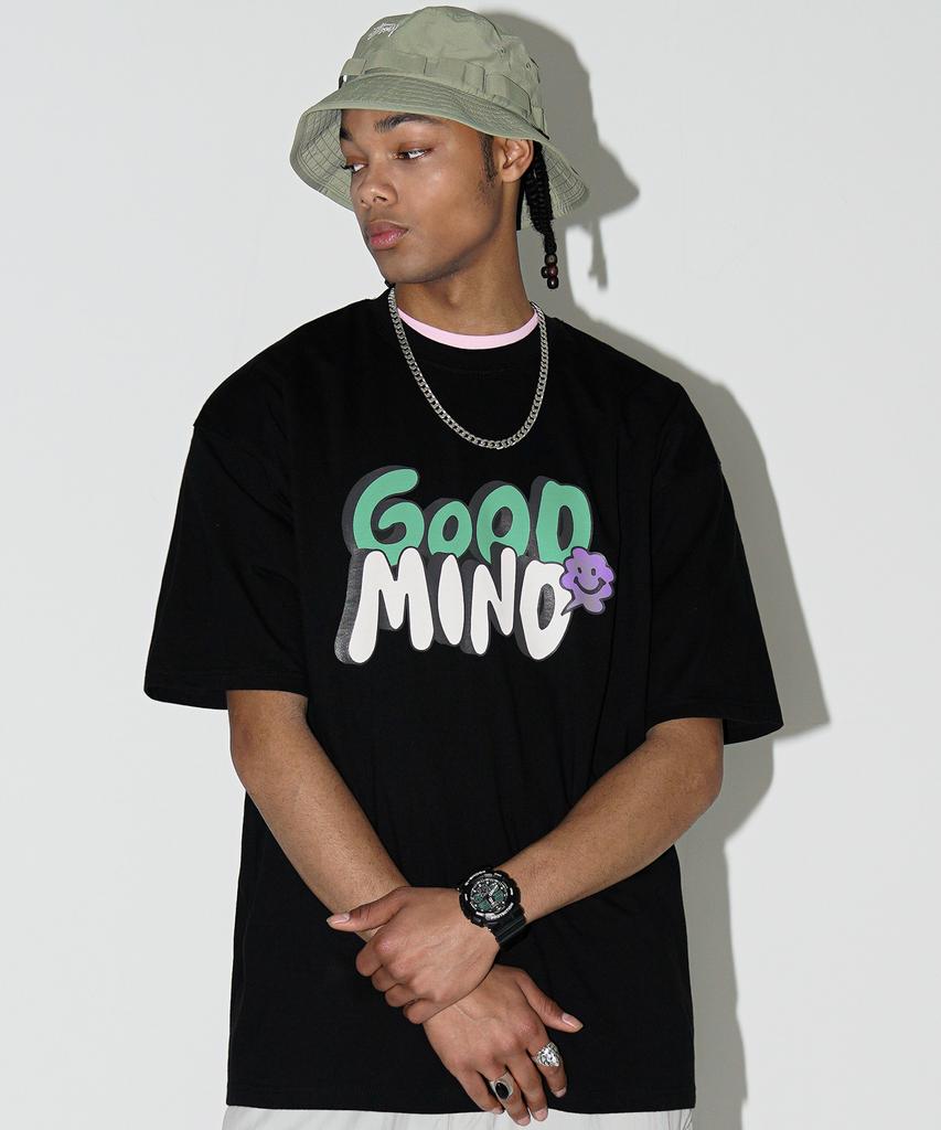 PUNCHLINE Goodmind Short Sleeve 4 Types Black Wsst6215