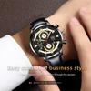 Men's Luxury Watch Men Business Leather Quartz Wristwatch Calendar Date Men Casual Sports Bracelet Watches Clock