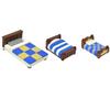 City Furniture Серия кроватей Креативные Кирпичи ТВ Кухня Спальня Ванная Комната Детали Баскетбольная стойка Наборы для самостоятельной сборки Игрушки для детей Строительные блоки