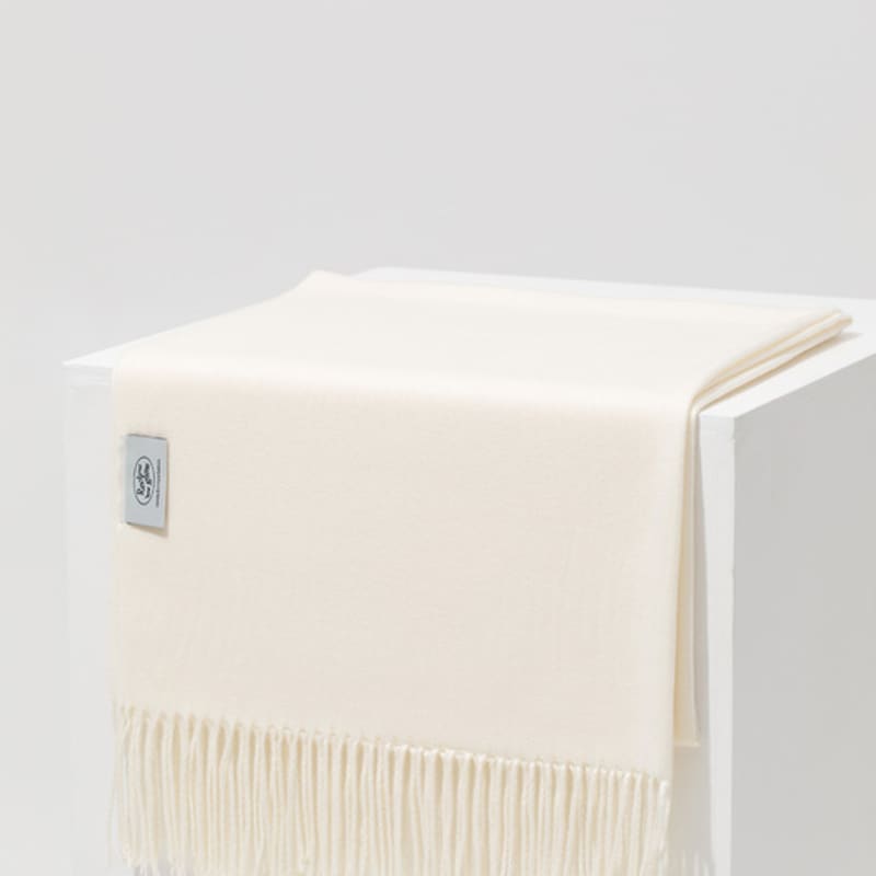 RECLOW MILD Plain Muffler IVORY