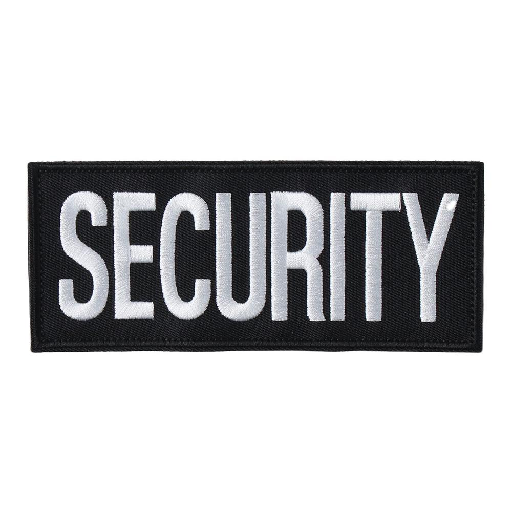 2 Pack Large Security Vest Small Security Badge Officer Patch Security Patches  Jacket