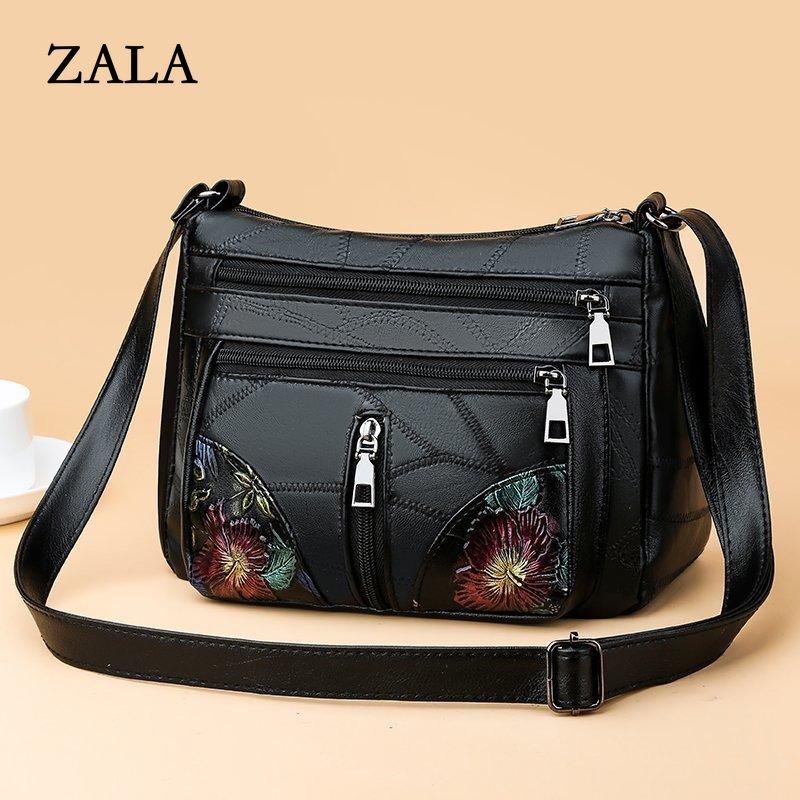Soft Texture Women's Bag New Bag Women's Fashion Atmosphere Shoulder Bag Versatile Messenger Mother Bag Large Capacity