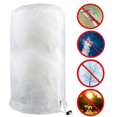 Укрытие для растений Зимнее укрытие для кустарников Чехол от заморозков для деревьев Дышащий и прочный Теплый мешок для защиты растений