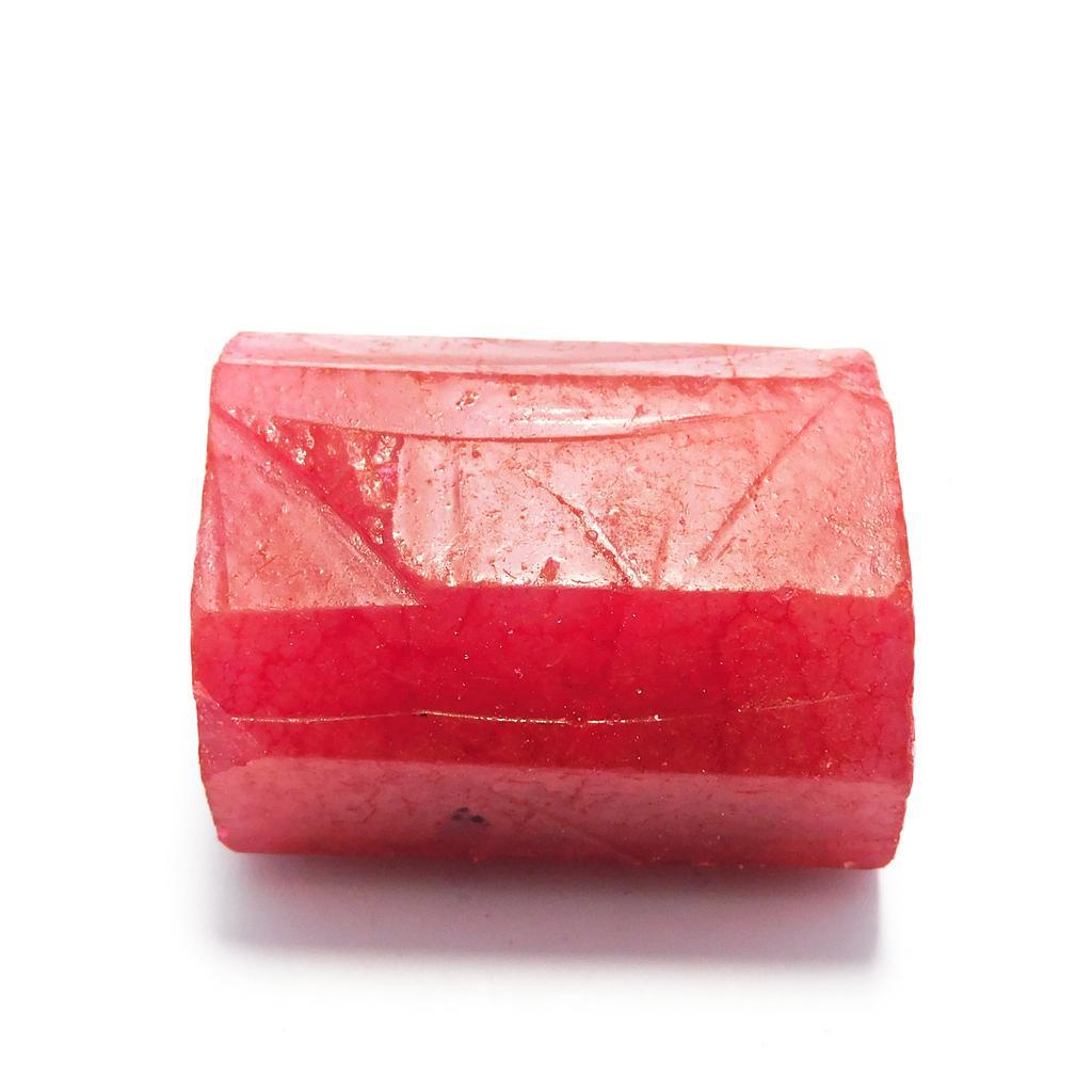 Natural 43 Ct Genuine Red Ruby Rough CERTIFIED Uncut Loose Gemstone
