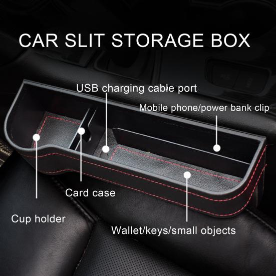 Универсальный ящик для хранения автомобильного сиденья, искусственная кожа, автомобильный держатель для чашки, органайзер для сиденья, отсек, герметичный кошелек, стеллаж для хранения телефонных карт