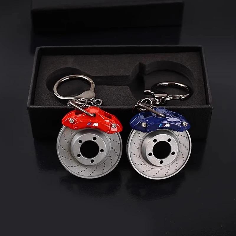 BAAI1 Car Sticker 2026 For BMW Turbo Hub Brake Disc Car Keychains Pendant Key Ring For BMW F12 F13 G11 G12 G08 E89 E86 F26 F16 F40 G30