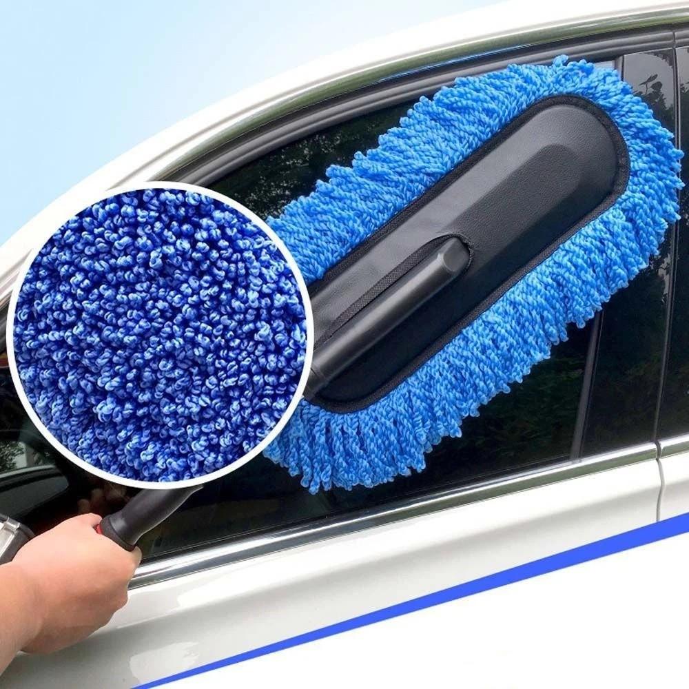 Scratch-Free Car Wash Brush Retractable Handle Dust Removal Tool Special Mop Car Duster  Home Use