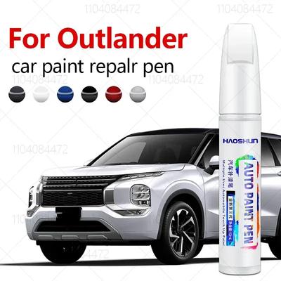 Для Mitsubishi Outlander 2001-2025 CU CW0 GF0 GG0 Ручка для ремонта краски Подкраска Удаление царапин DIY Автоаксессуары Черный Белый