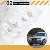 4 шт. Желтый светодиодный чип ДХО 'Ангельские глазки' для 14-17 BMW X3/X4 F25/F26
