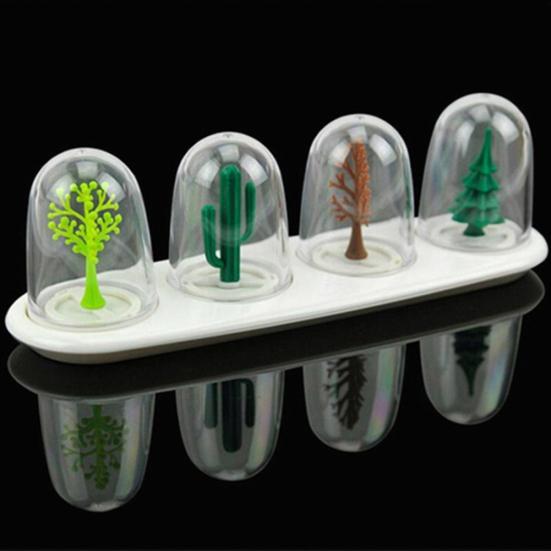 4Pcs/Set Plants Kitchen Spice Animals Seasoning Box Can Storage Bottle Salt Jar