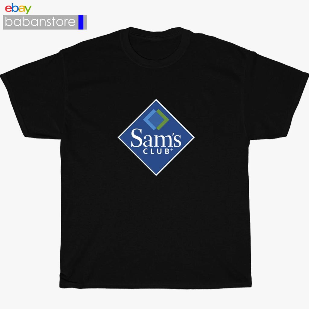 New Sam's Club Wholesale Grocery Logo Black/White/Grey/Navy T shirt Size S-5XL