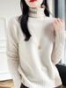 Women's Color Block Wool High Collar Pullover Sweater with Diamond Twist Knit