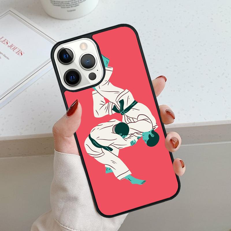Чехол для телефона BJJ Бразильское джиу-джитсу Для iPhone 17 Air 11 12 13 14 15 16 Pro Max Чехол Для iPhone 17 Air Max 5 Plus Кожух Оболочка