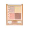CEZANNE Beige Tone Eyeshadow 04 Mimosa Beige Glitter Pearl Matte Eyeshadow 4.3g 4-Color