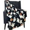 1pc Halloween Blanket Pumpkin And Little Ghost Blanket Scene Decor Festivals Decor Room Home Offices Theme Party Halloween Decor