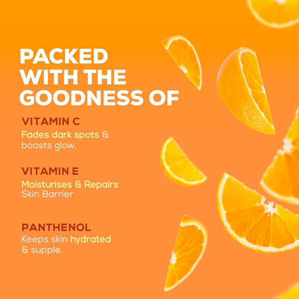 JOY Vitamin C Face Wash 100ml Pack of 1 For Glowing Skin Brightening Daily Cleanser Men Women