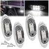 Ygmylandbb LED Side Marker Side Roadside Rear Side Signal Truck 6 High Truck Side Marker Lamp Plated Set of 4 Lamps, Lights, Lights, Lights, Lights,