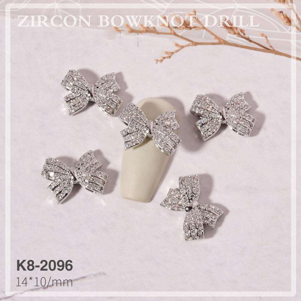 Украшения Роскошные DIY Украшения для нейл-арта Стразы для ногтей Аксессуары для маникюра Бантики Ювелирные изделия