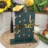 Class of 2025 Graduation Table Sign High School College Graduates Bachelor Hat Wooden Sign with Base Home Graduation Ceremony Party Decoration