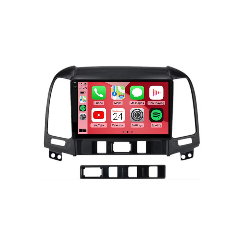 Android 14 для Hyundai Santa Fe 2 2006-2012 2K QLED Android Car Radio Multimedia Video Player AI Voice CarPlay Head Unit Stereo