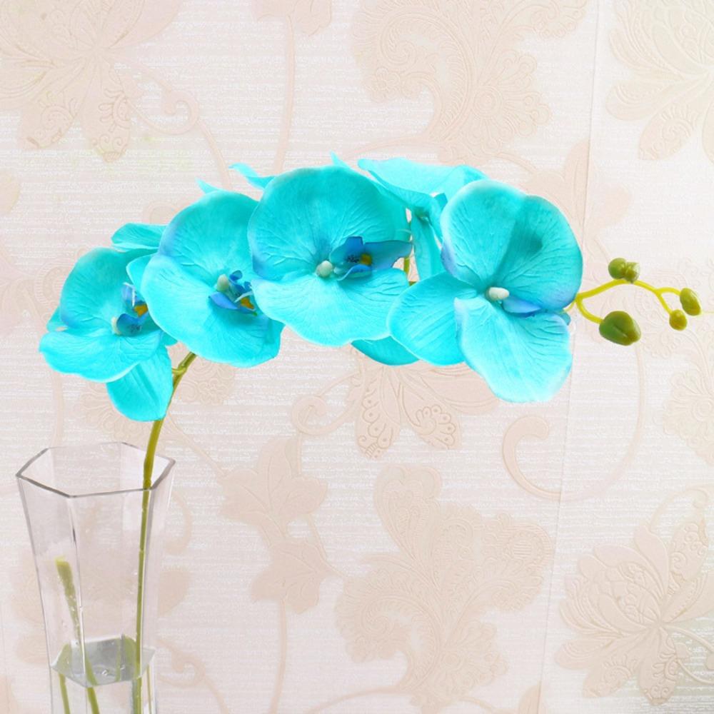 DIY Craft Butterfly Orchid Simulation Flower Fake Plant Flower Artificial Phalaenopsis Indoor
