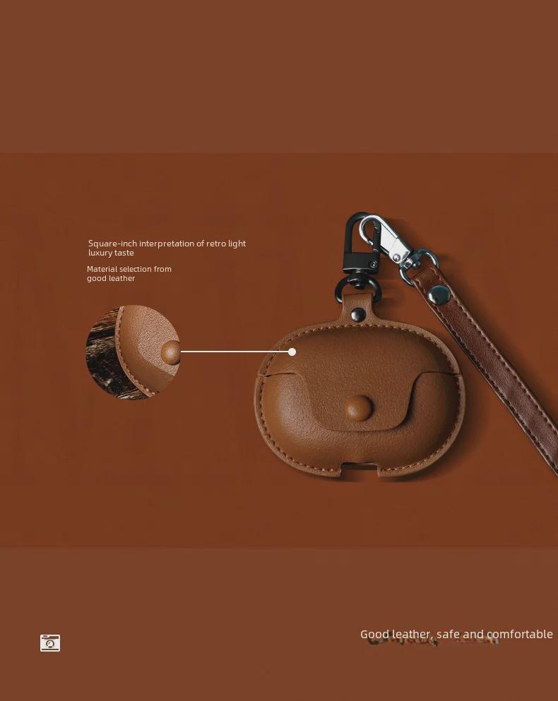 SoundPEATS Air3-Deluxe кожаный защитный чехол для наушников