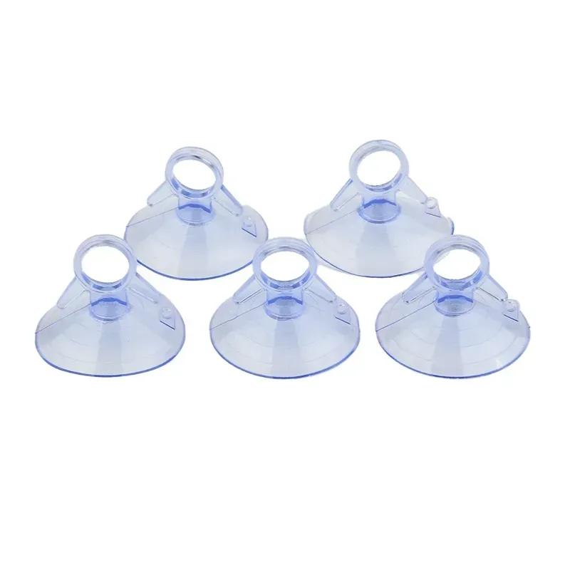 40Pcs Car Glass Windshield Sunshade Suction Cups Small PVC Sucker Car Window Suction Cup Hooks 5mm For Automotive Visor