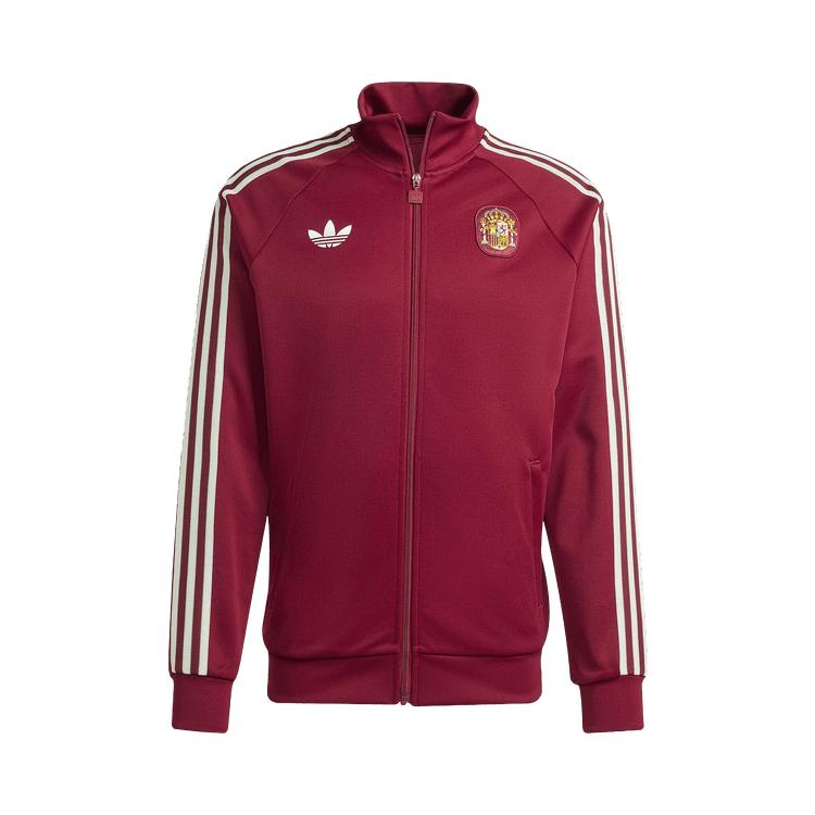 adidas Испания Оригинальный спортивный топ Команда Колла Бургунди Мужская верхняя одежда Красный JZ2254