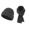 Unisex Knitted Warm Scarf & Hat Set