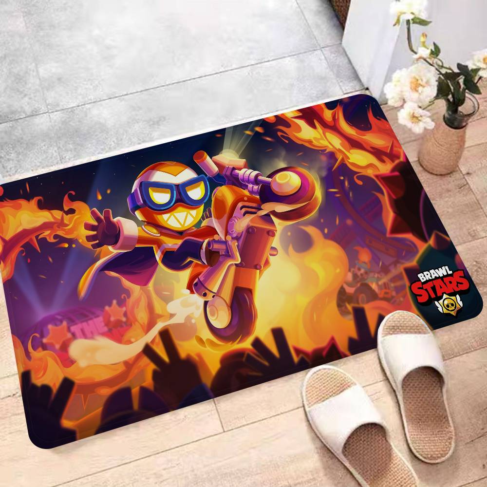 Стратегическая игра B-BRAWL STARS Коврик для пола в скандинавском стиле Домашний коврик для прихожей Коврики для ванной-туалета Коврик для декора спальни отеля