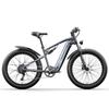 Взрослый электровелосипед Shengmilo MX05 48V Bafang 500W Мотор 26 Дюймов Толстые Шины Электро-Горный Велосипед Мужской Электровелосипед 48V 17.5AH Батарея SAMSUNG, Серый